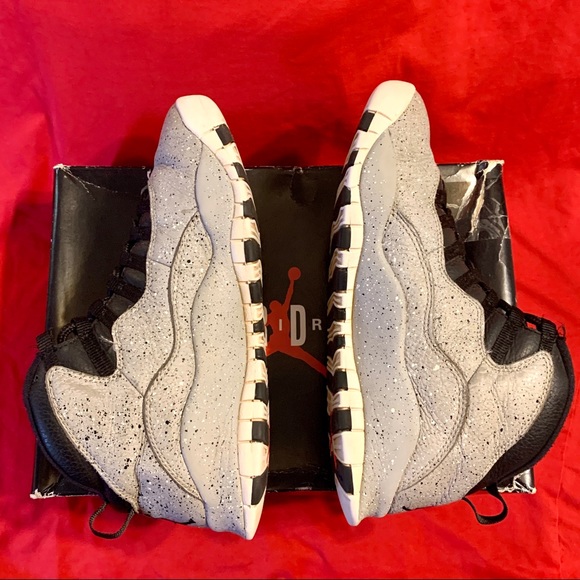 Mens Jordan Retro 10 ‘Cement’ (9) - Picture 5 of 6
